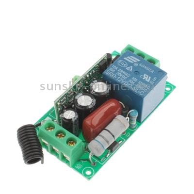 1CH RF Wireless Relay Remote Control Controller Module 315MHz 220V (Green)