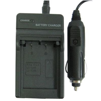 Digital Camera Battery Charger for OLYMPUS Li-10B/ Li-12B/ DBL10 (Black)