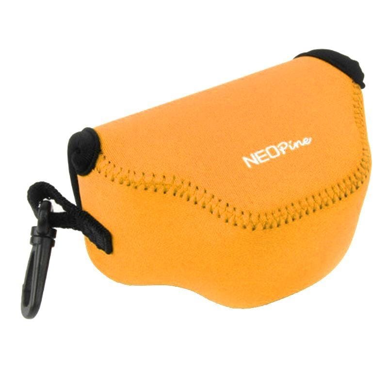 NEOpine Neoprene Shockproof Soft Case Bag with Hook for Nikon J4 Camera (Orange)