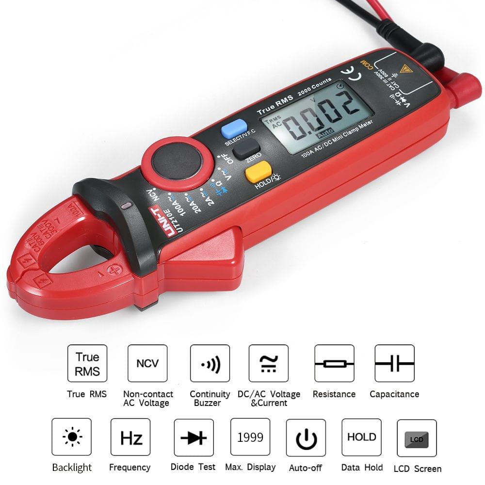 UNI-T UT210E Mini Digital Handheld Clamp Multimeter