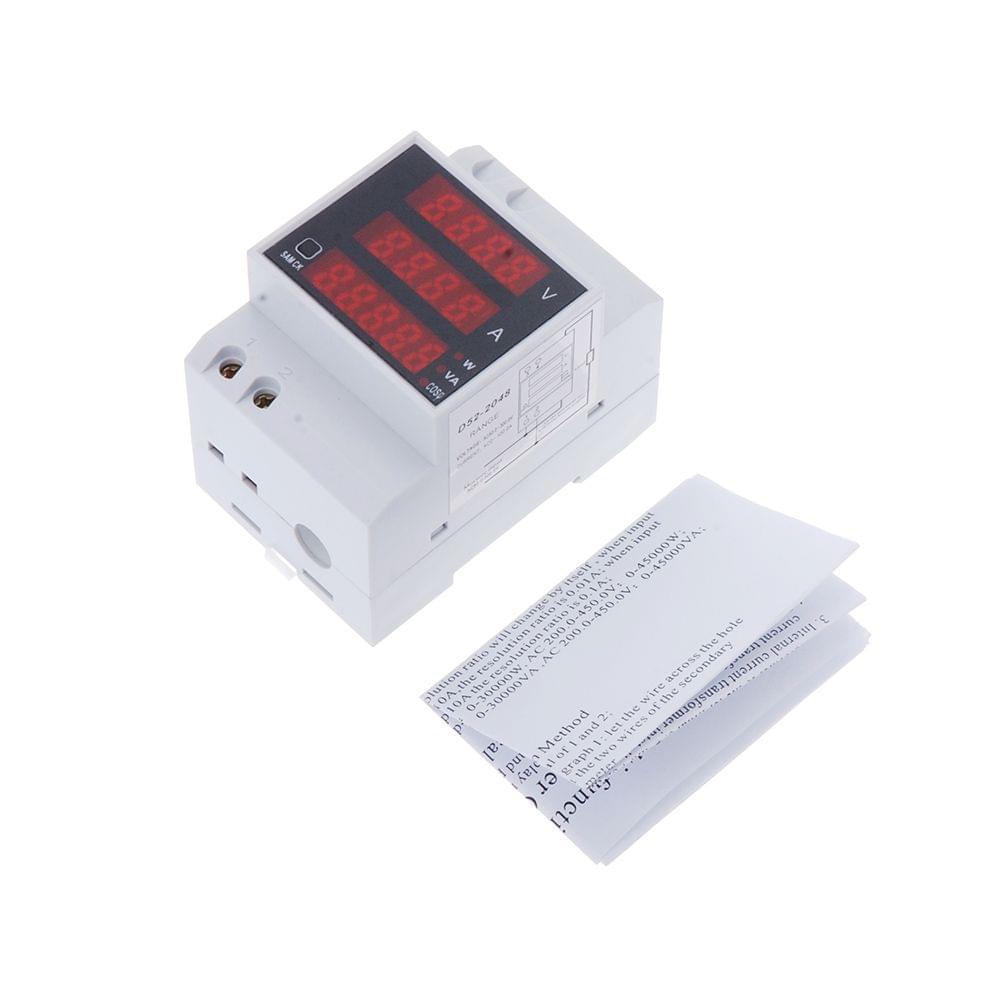 Multi-functional Digital Din Rail Current Voltage Power