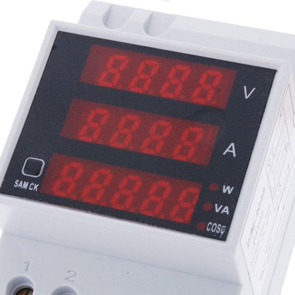 Multi-functional Digital Din Rail Current Voltage Power