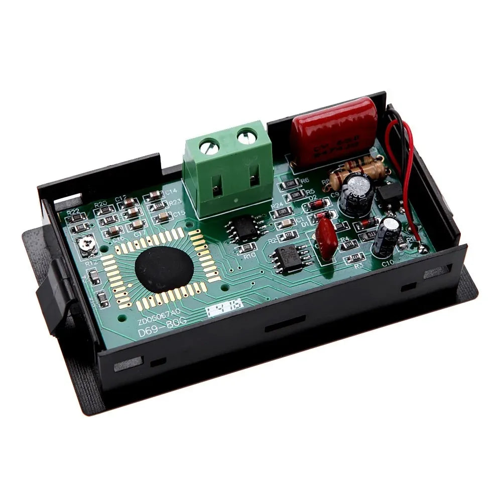 45.0-65.0Hz Blue LCD Digital Frequency Panel Meter Gauge