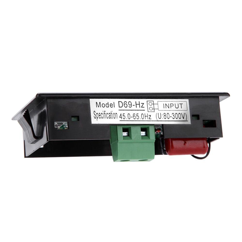 45.0-65.0Hz Blue LCD Digital Frequency Panel Meter Gauge