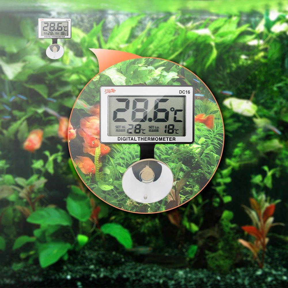 LCD Digital Fish Tank Aquarium Thermometer Submersible Water