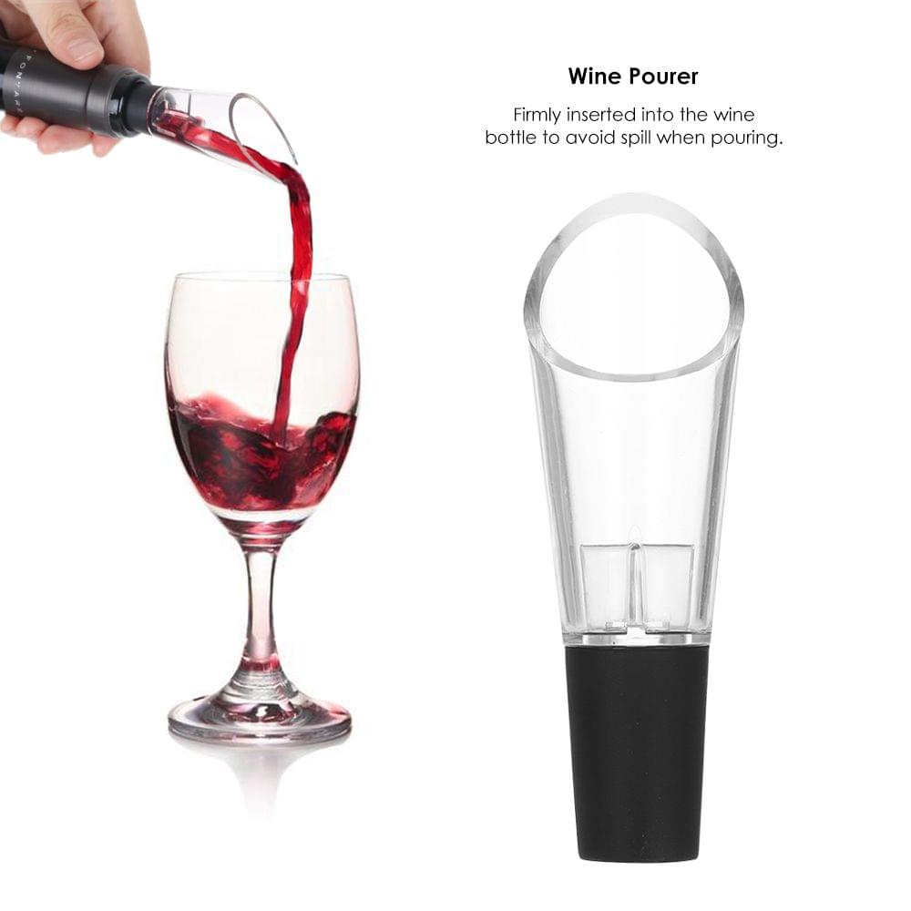 New Pump Air Pressure Wine Bottle Opener Corkcrew with Foil - 4