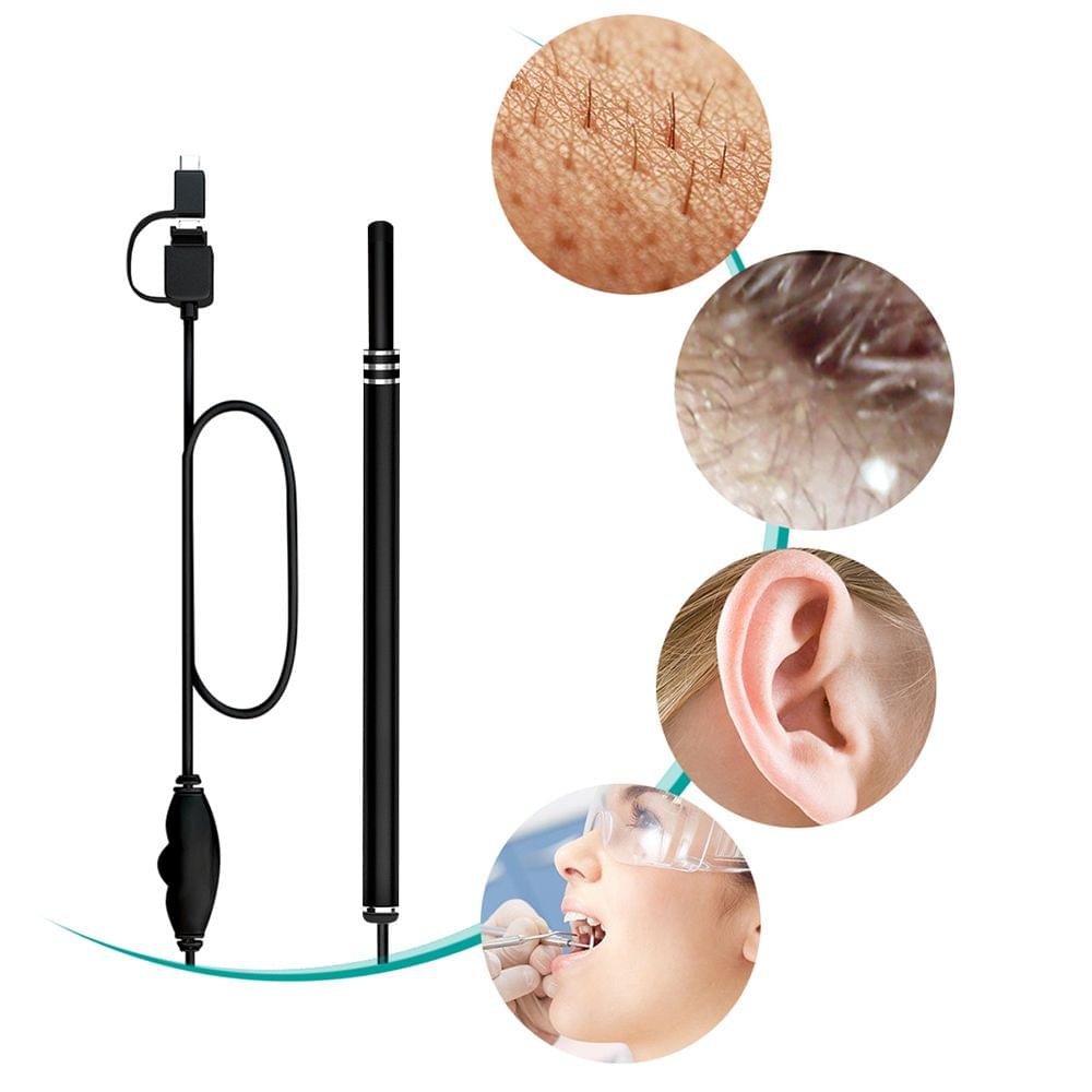 3-in-1 USB Ear Cleaning Earpick Endoscope LED Light