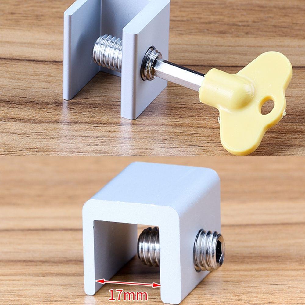 1 Pcs Adjustable Sliding Window Lock Stopper Door Frame