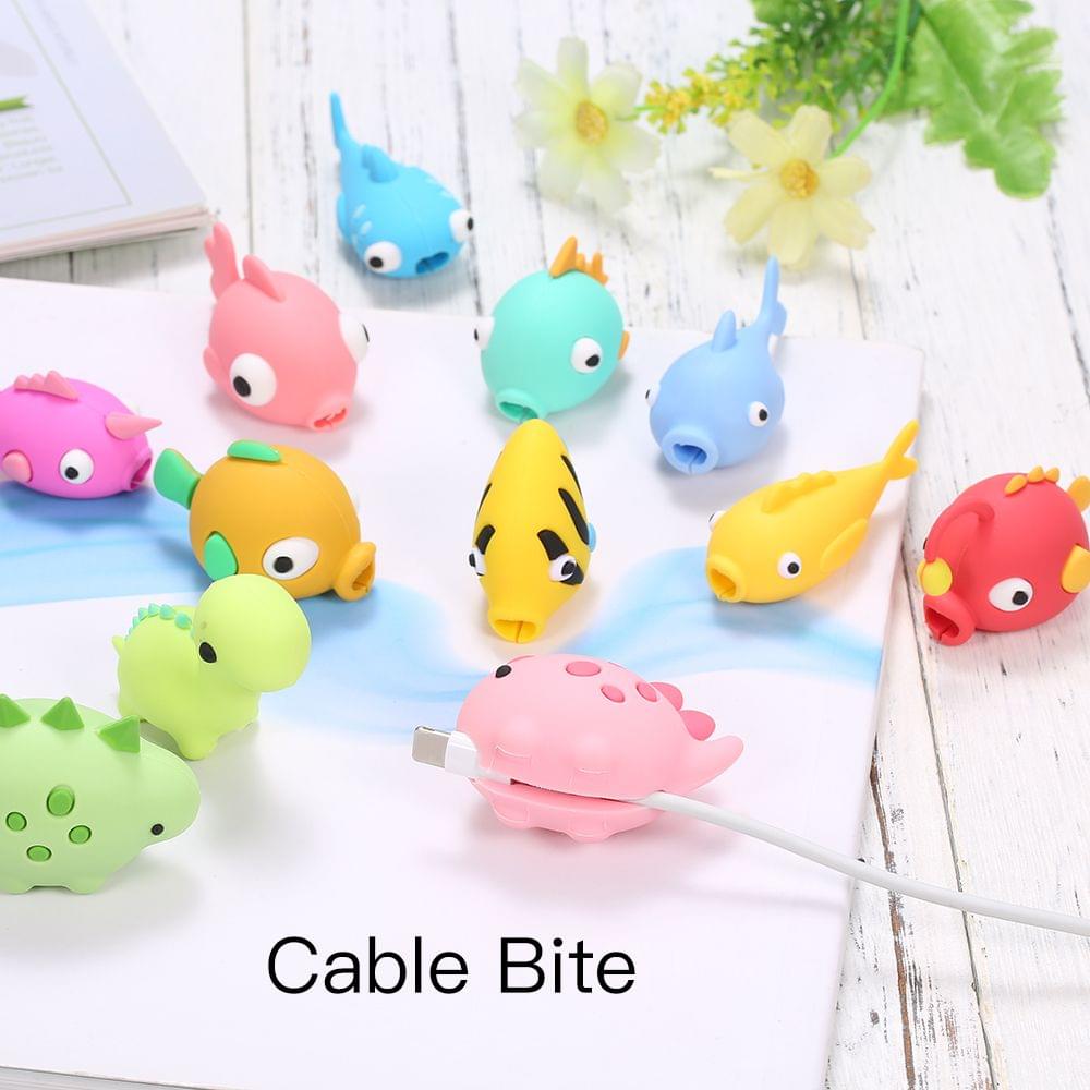 Cute Animal Cable Bite USB Charging Protector Cover for - 3