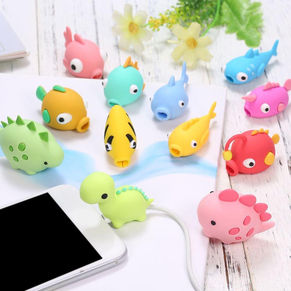 Cute Animal Cable Bite USB Charging Protector Cover for - 8