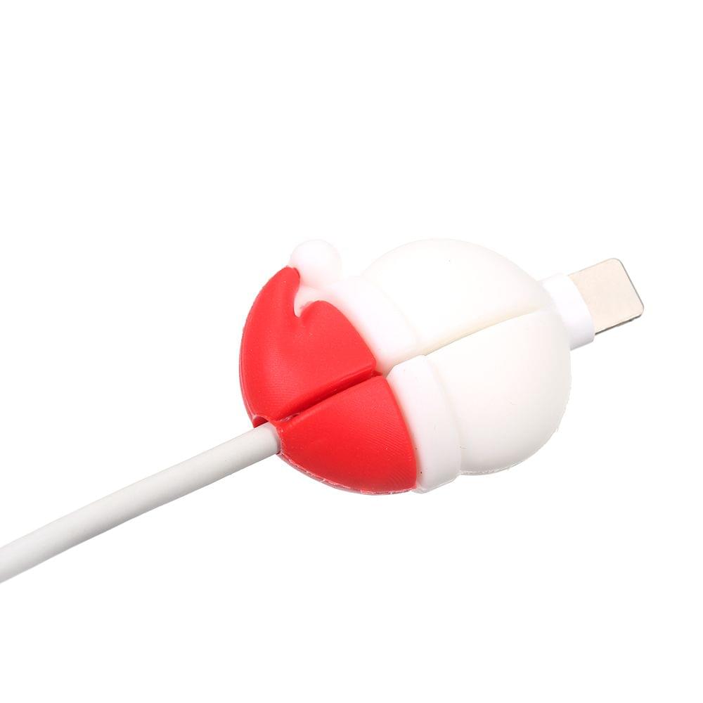 Cute Christmas Themed Cable Bite USB Charging Protector - 4