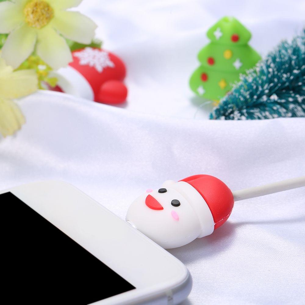 Cute Christmas Themed Cable Bite USB Charging Protector - 4