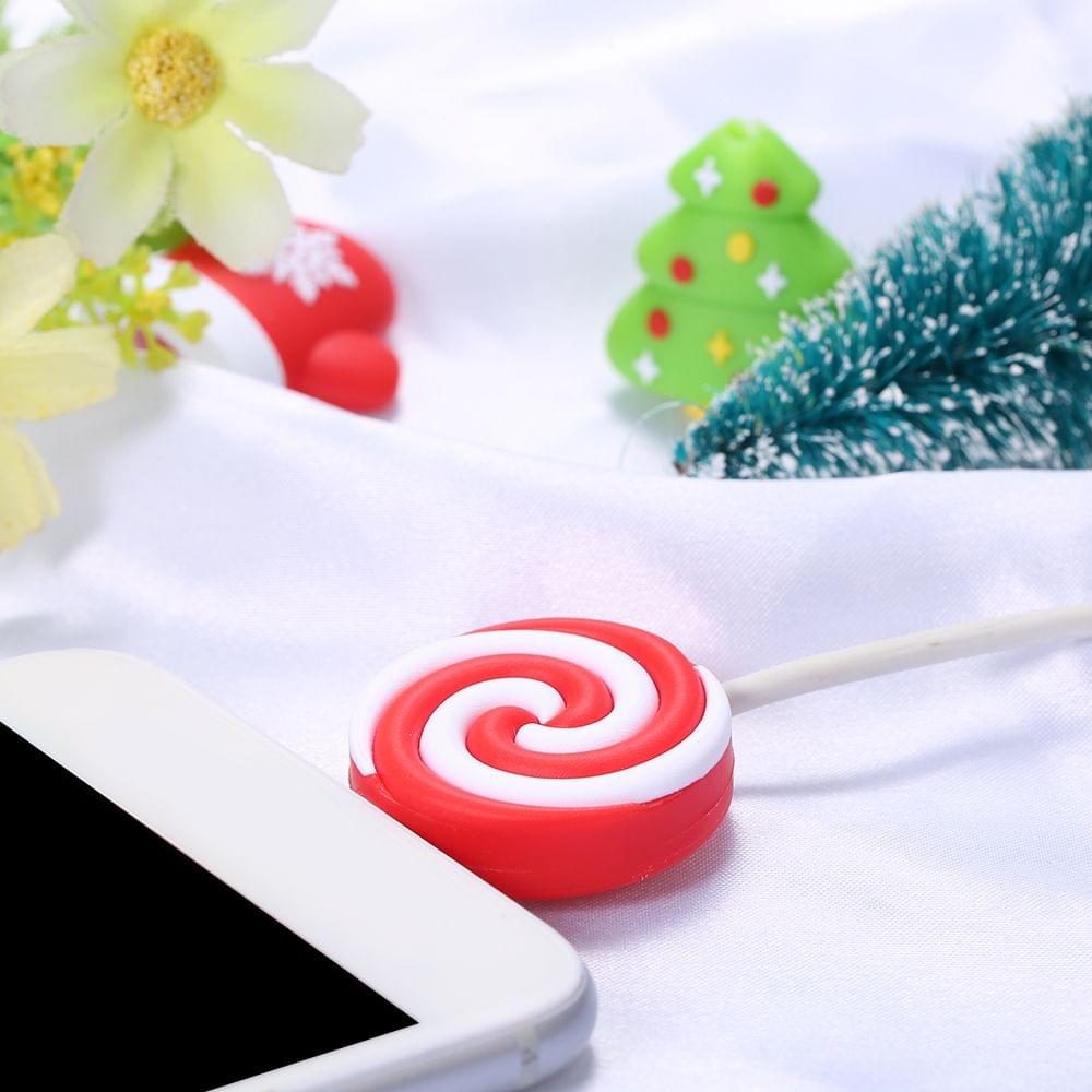 Cute Christmas Themed Cable Bite USB Charging Protector - 8