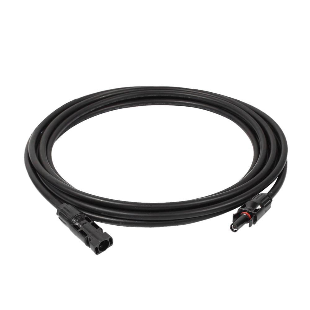 10 Feet Black 10AWG Solar Panel Extension Cable Wire with