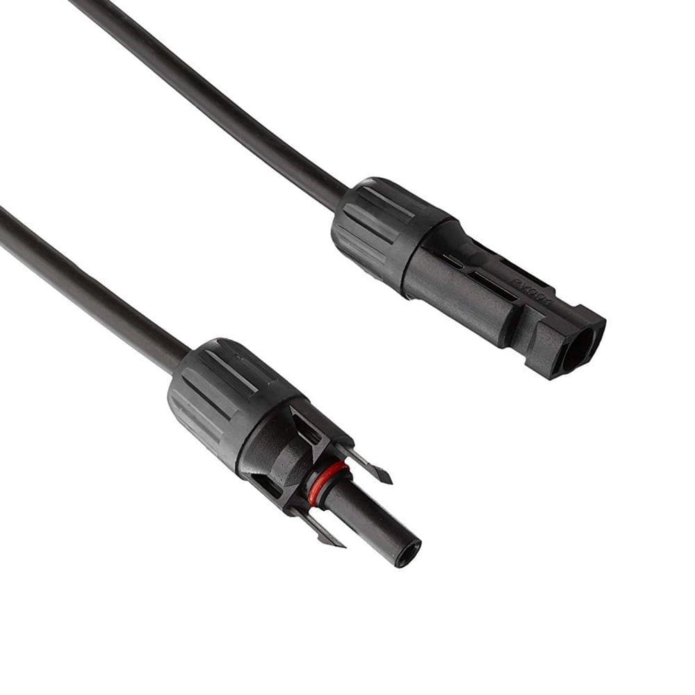 10 Feet Black 10AWG Solar Panel Extension Cable Wire with