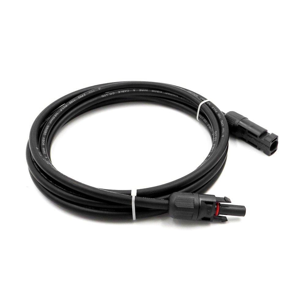 10 Feet Black 10AWG Solar Panel Extension Cable Wire with