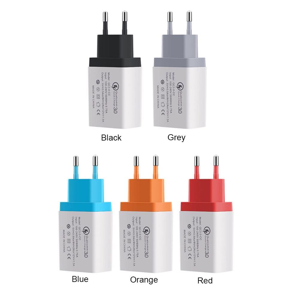 Portable Travel Home Universal Wall Charger QC3.0 Quick - EU Plug