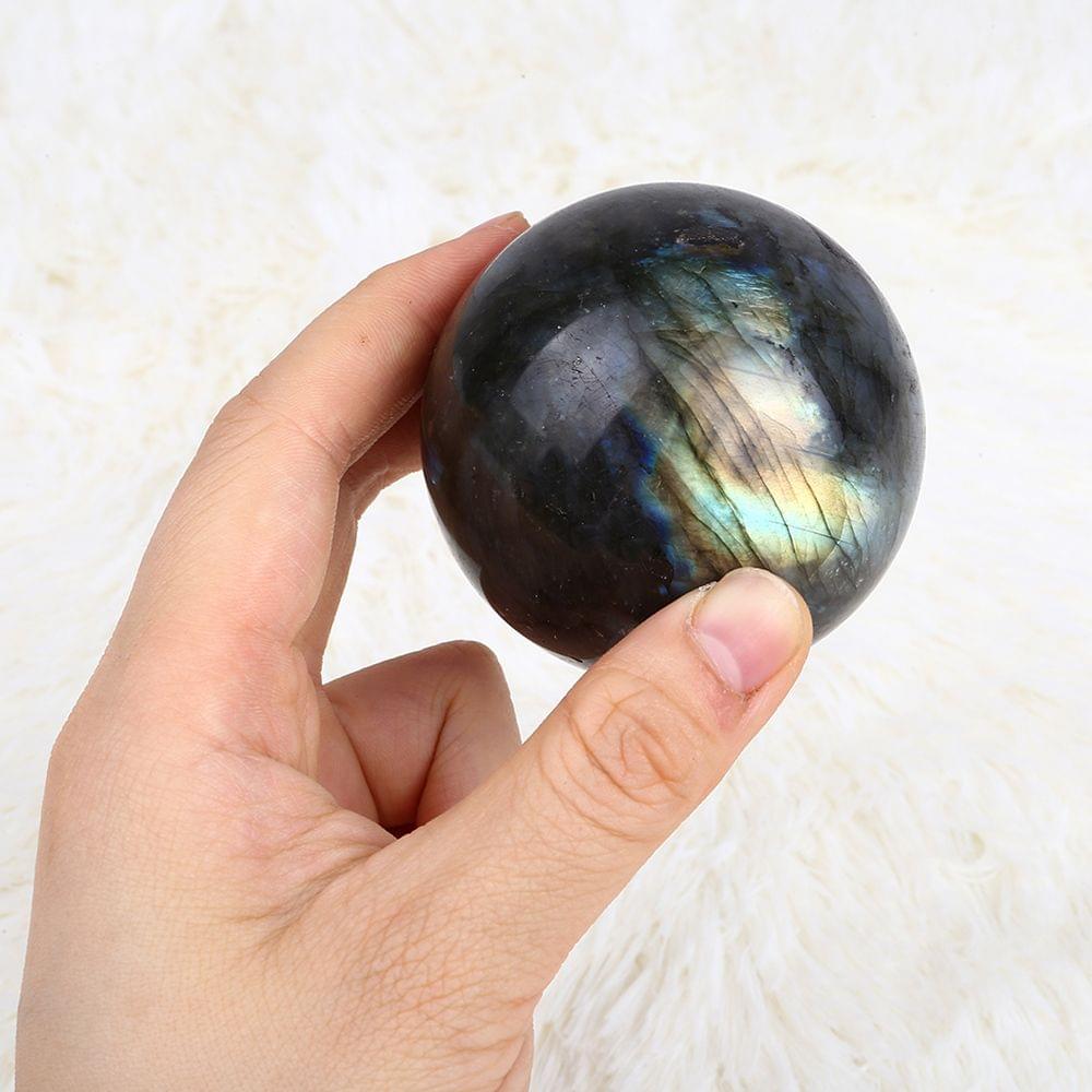 Natural Labradorite Quartz Amethyst Sphere Crystal Ball - Labradorite Ball