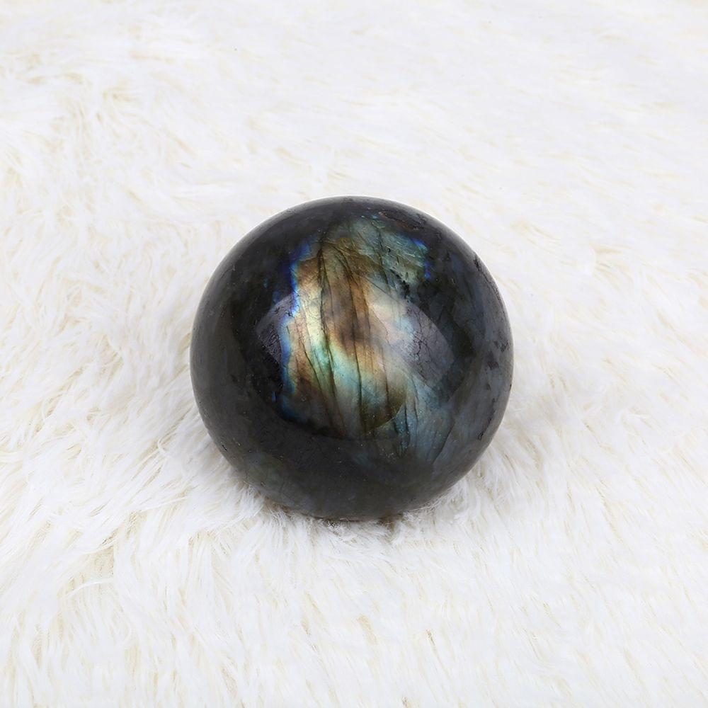 Natural Labradorite Quartz Amethyst Sphere Crystal Ball - Labradorite Ball
