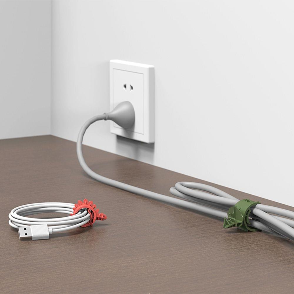 Sothing 4Pack Dinosaur Cord Organizer Cable Management