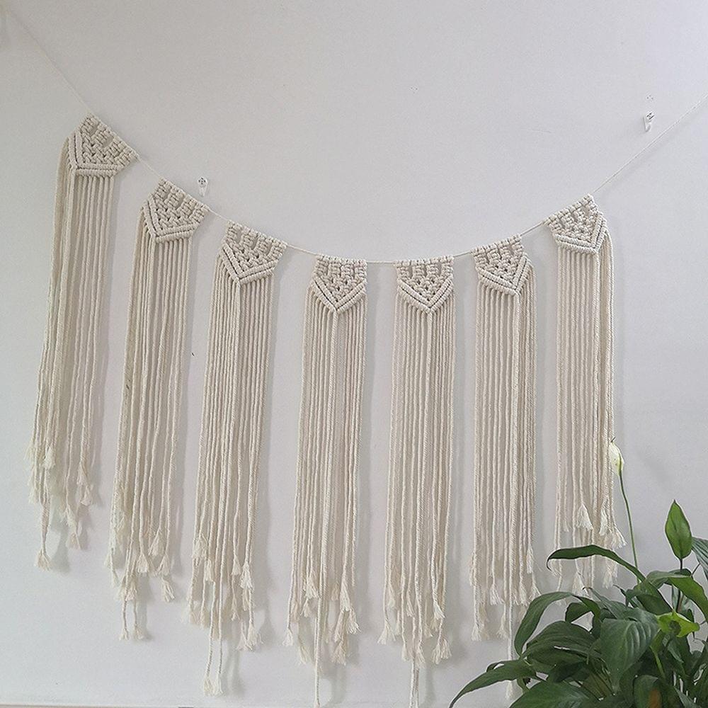 Wall Hanging Handmade Woven Macrame Wall Tapestry Large - 1