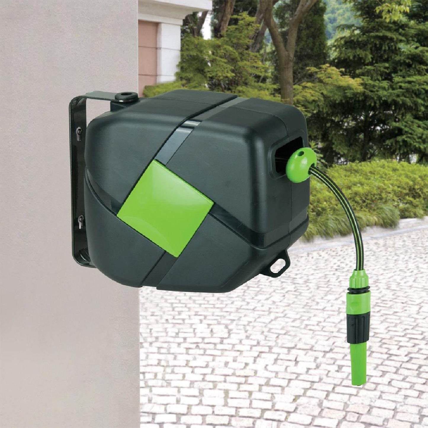 Retractable Hose Reel with 32.8ft Hose Wall-mounted Car