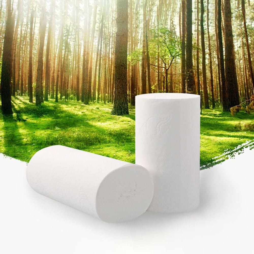 16 Rolls/Lot Napkin Tissue Toilet Paper 4 Layers Home - 16 Rolls