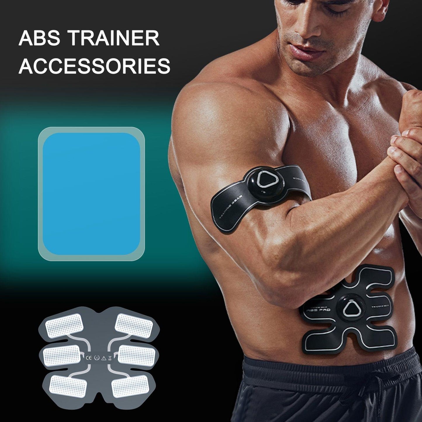 8pcs Muscle Stimulator Gel Pads Abs Trainer Replacement Gel - 8pcs