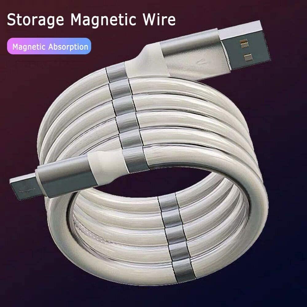 Magnetic Absorption Nano Data Cable 360 Degree Streamer - Type-C