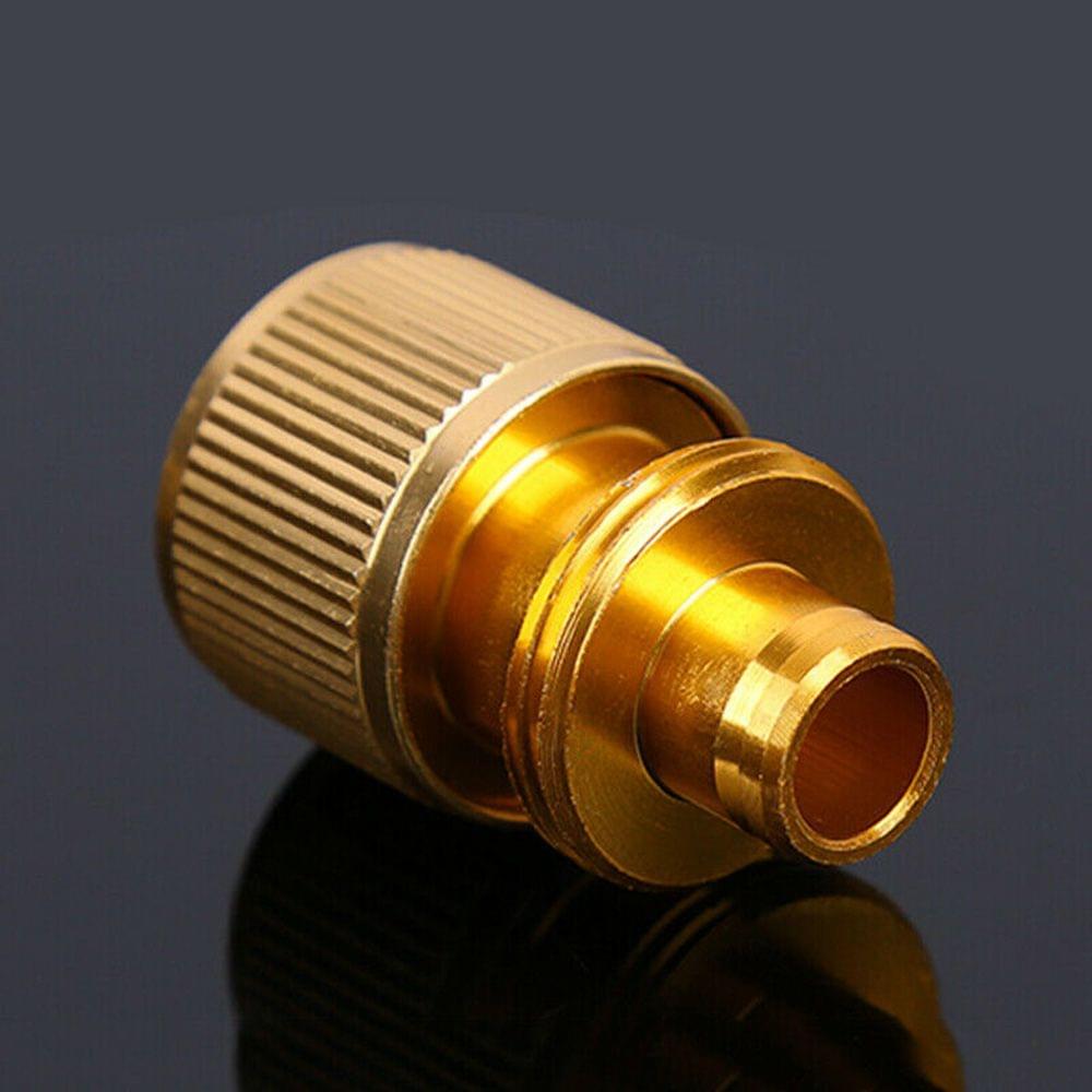 4Pcs Brass 1/2 Inch Hose Connector Garden Watering Water Tap