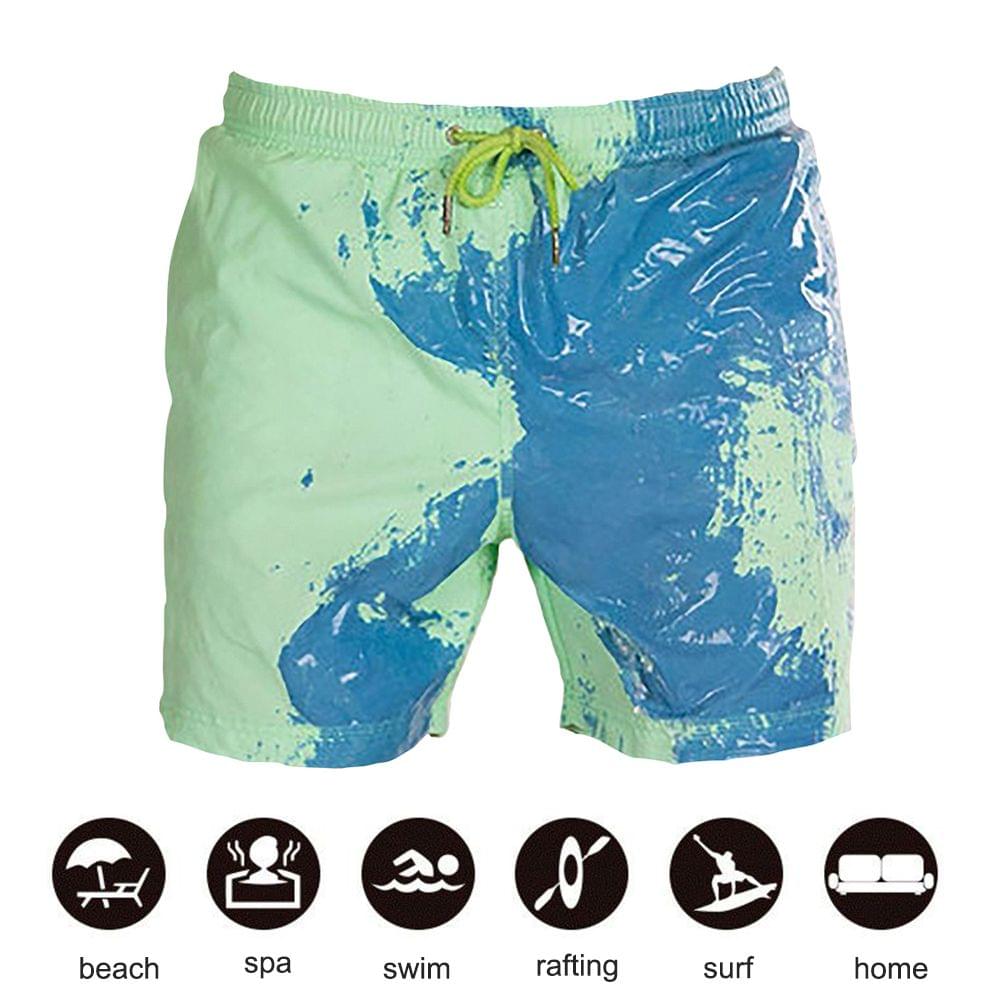 Color Changing Swimming Shorts Color Changing Swimming - XL