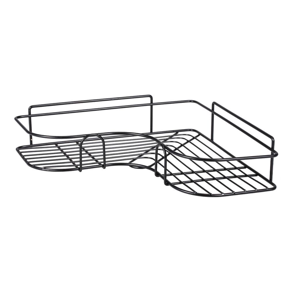 Iron Corner Shelf with Sticker Shower Caddy Shelf Bathroom