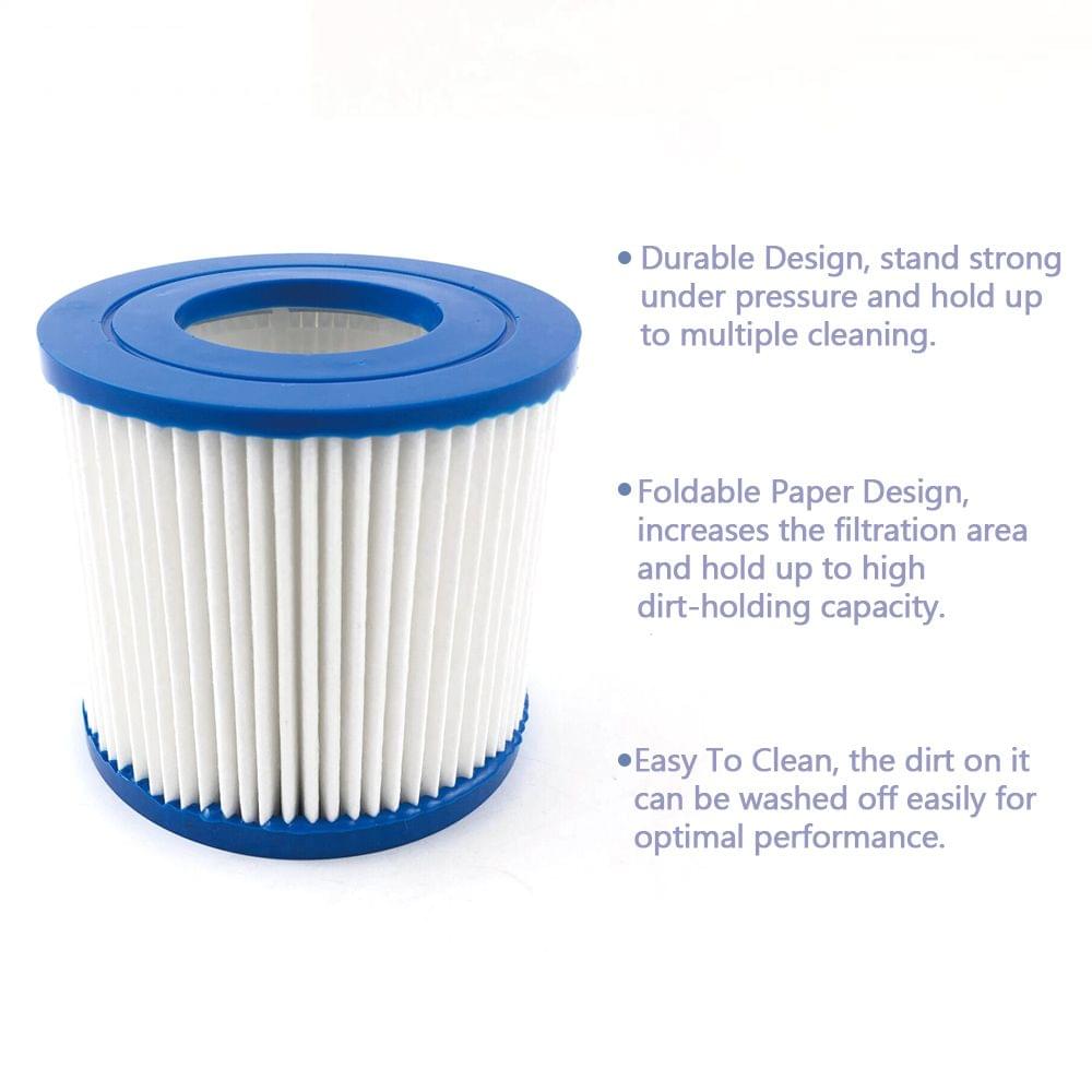 Swimming Pool Filter Element Reusable Pool Filter Cartridge - 95mm