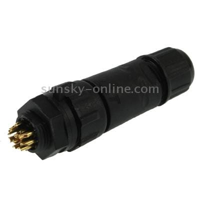 IP68 Shielded 9 Pin M14 Waterproof Connector, Cable Diameter: 2.5-7.5mm