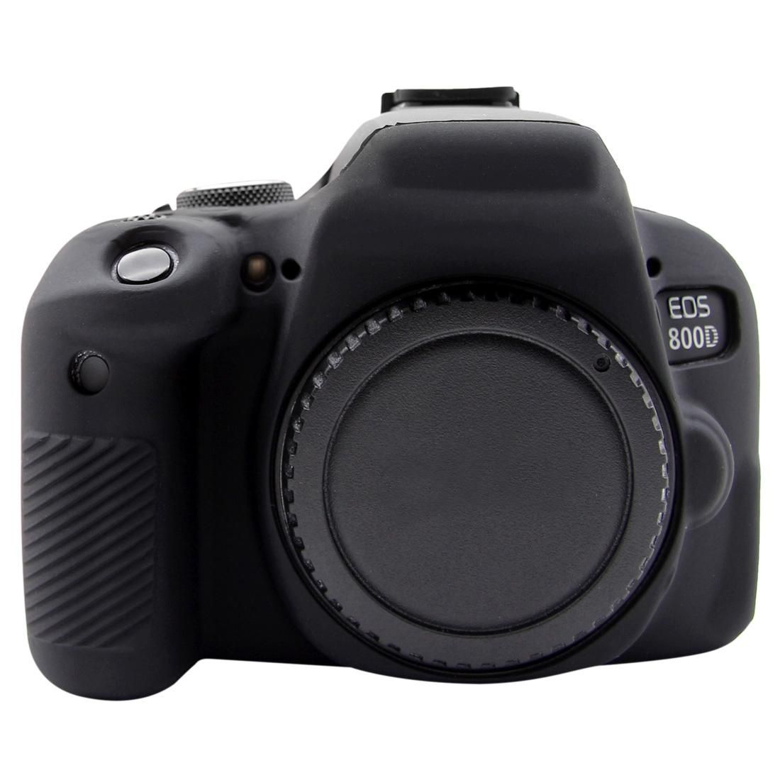 PULUZ Soft Silicone Protective Case for Canon EOS 800D (Black)