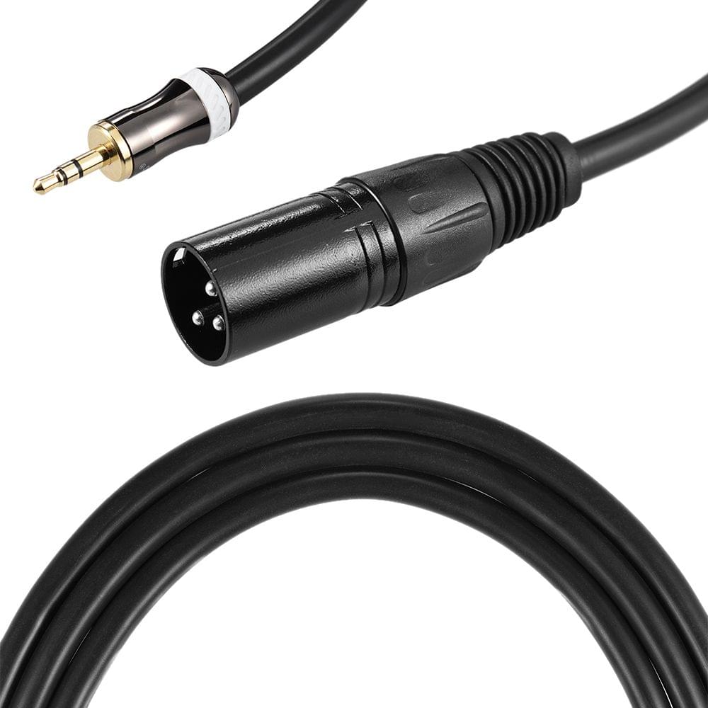 2m/ 6.6ft XLR Male to 3.5mm Plug Audio Cable Cord for