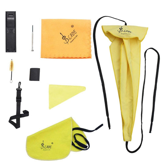 Saxophone Cleaning Maintenance Kit Including Sax Neck Strap