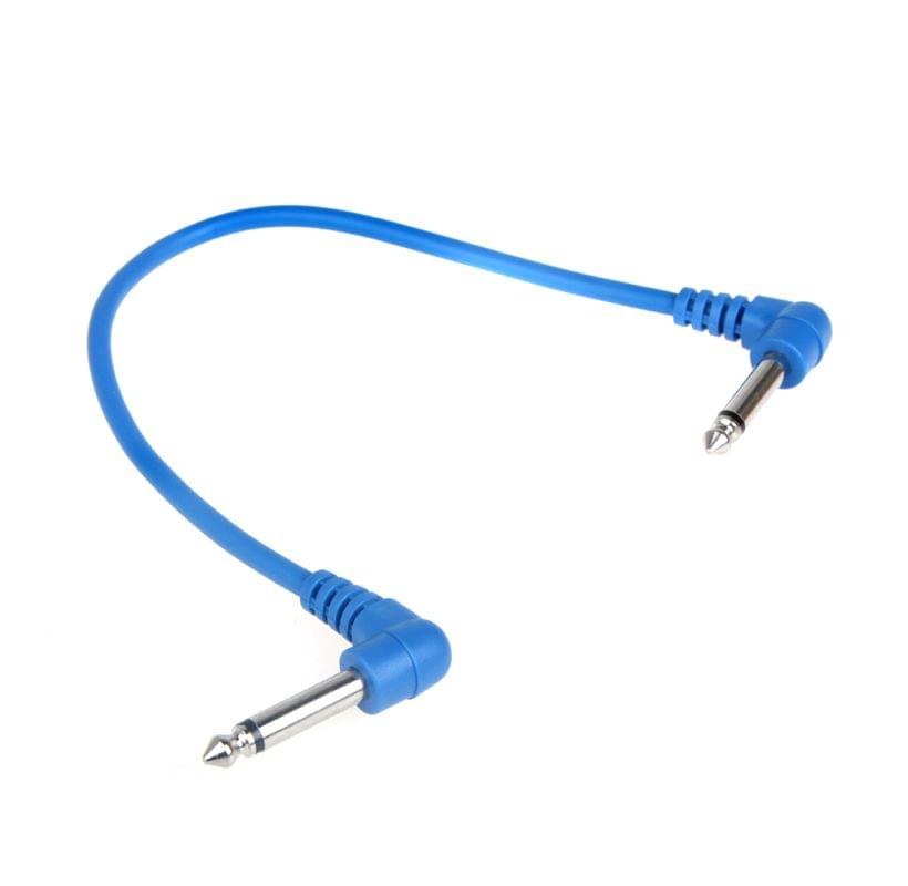 Set of 6pcs Colorful Guitar Patch Cables Angled for Guitar