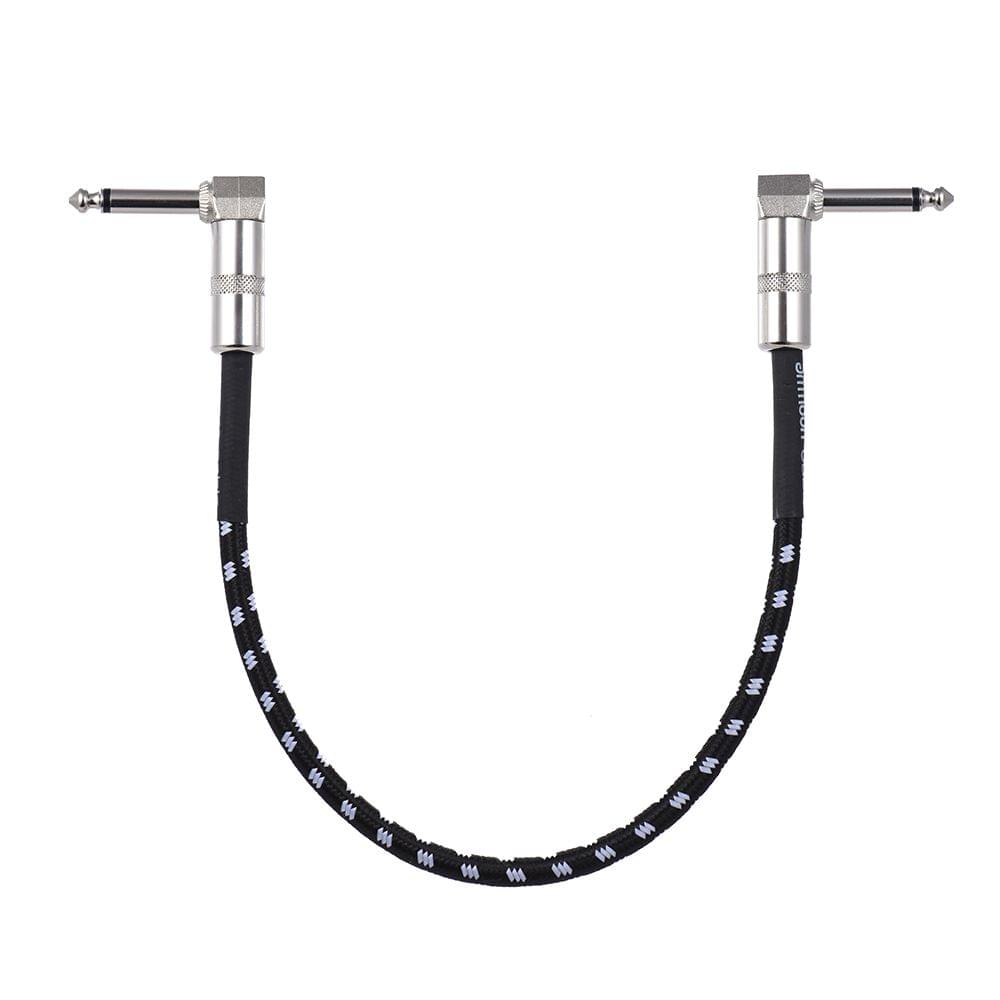 Uniqkart 3-Pack Guitar Effect Pedal Instrument Patch Cable - 30cm 3pcs