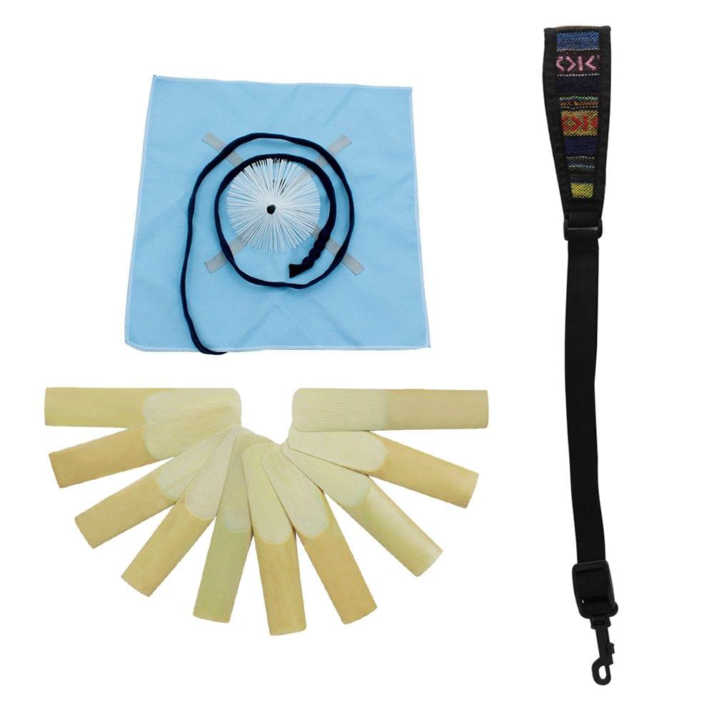 3-in-1 Saxophone Sax Accessories Kit Including Cleaning