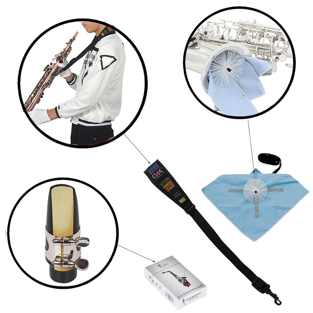 3-in-1 Saxophone Sax Accessories Kit Including Cleaning