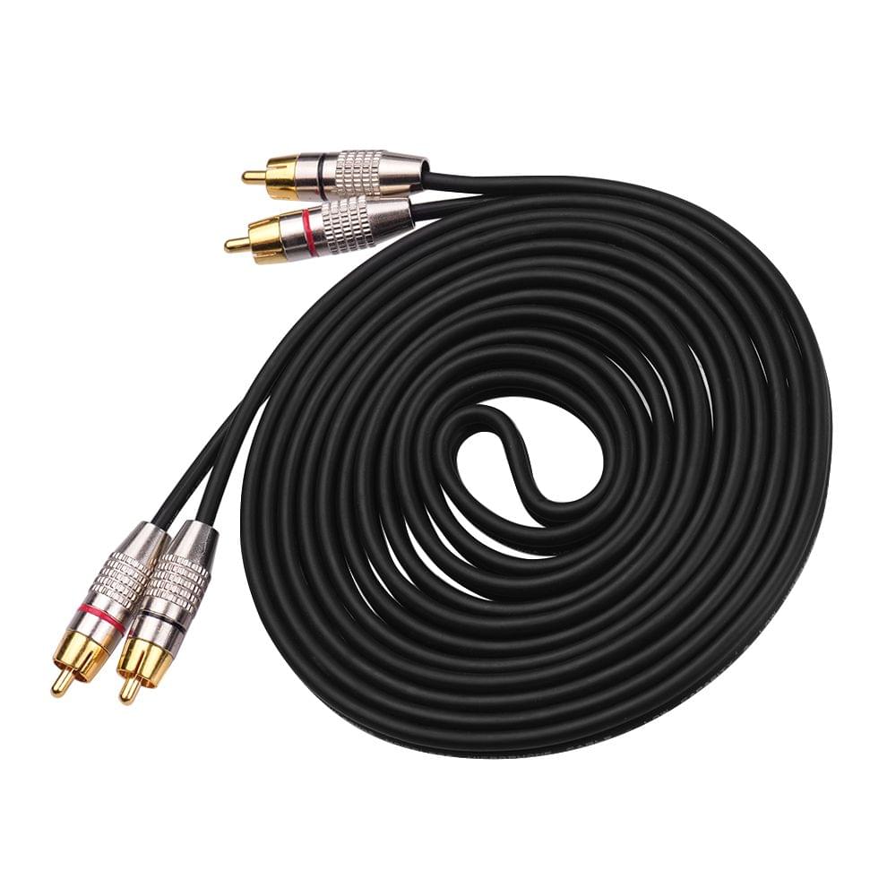Audio Video Connecting Wires 2RCA to 2RCA Stereo Audio Cable - 3m
