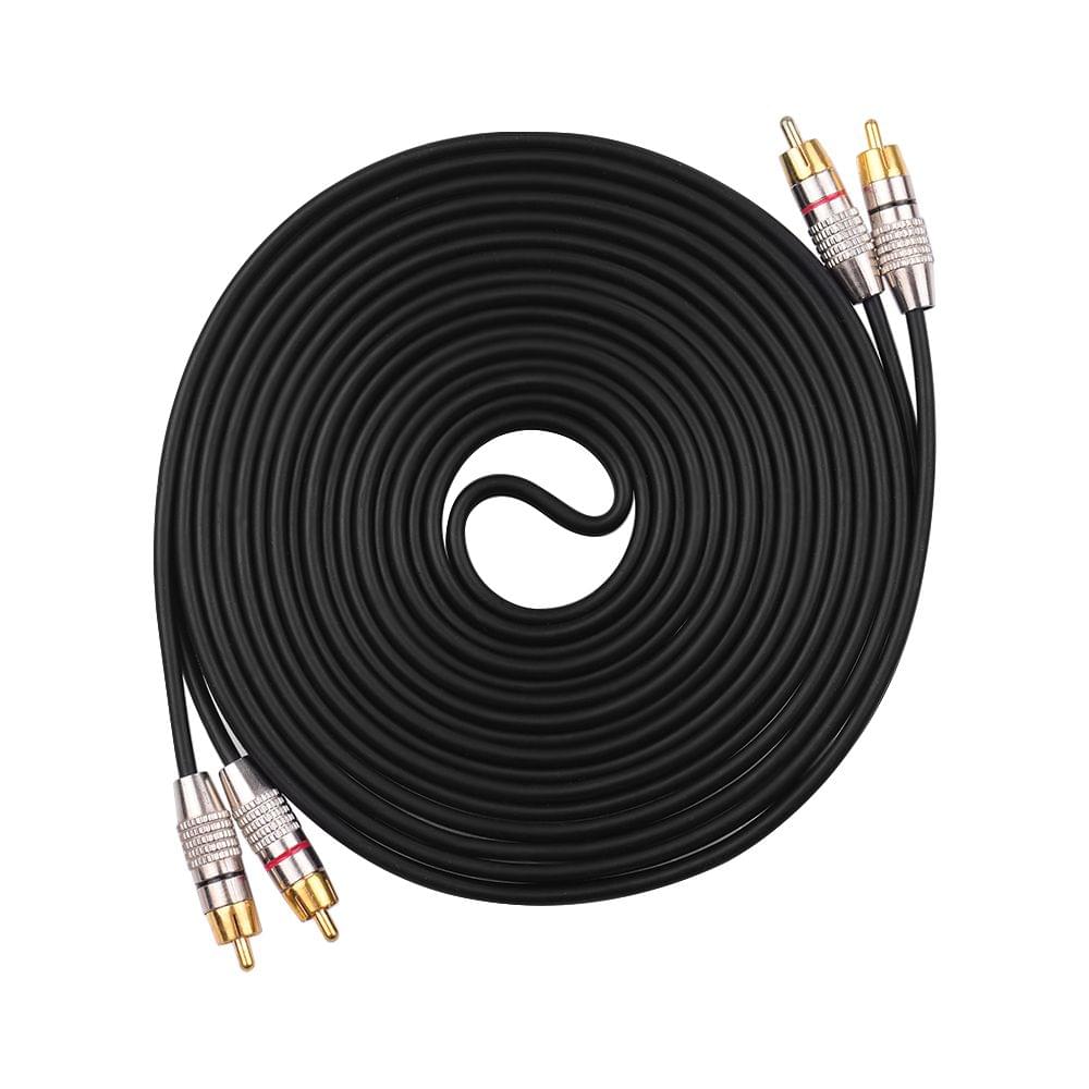 Audio Video Connecting Wires 2RCA to 2RCA Stereo Audio Cable - 5m