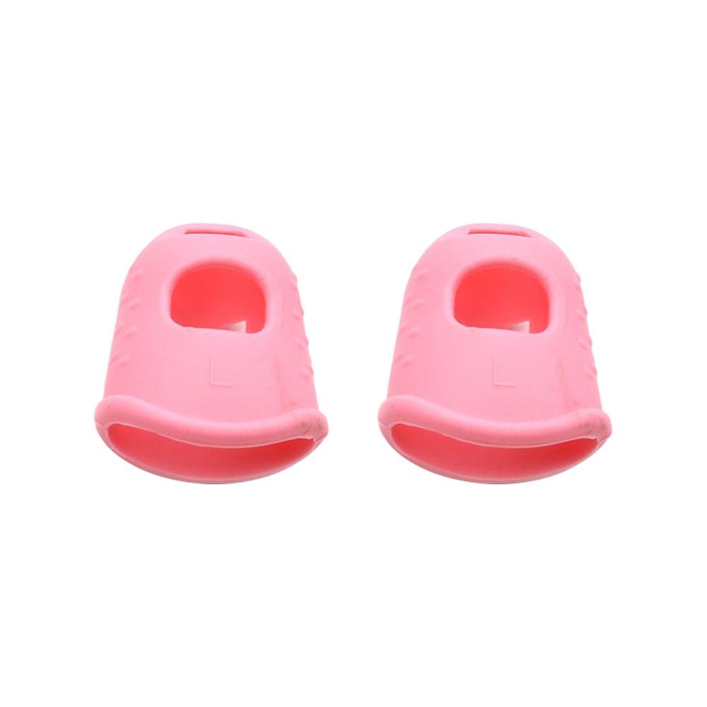 2pcs Guitar Silicone Finger Fingertip Protectors for Guitar - 2pcs L