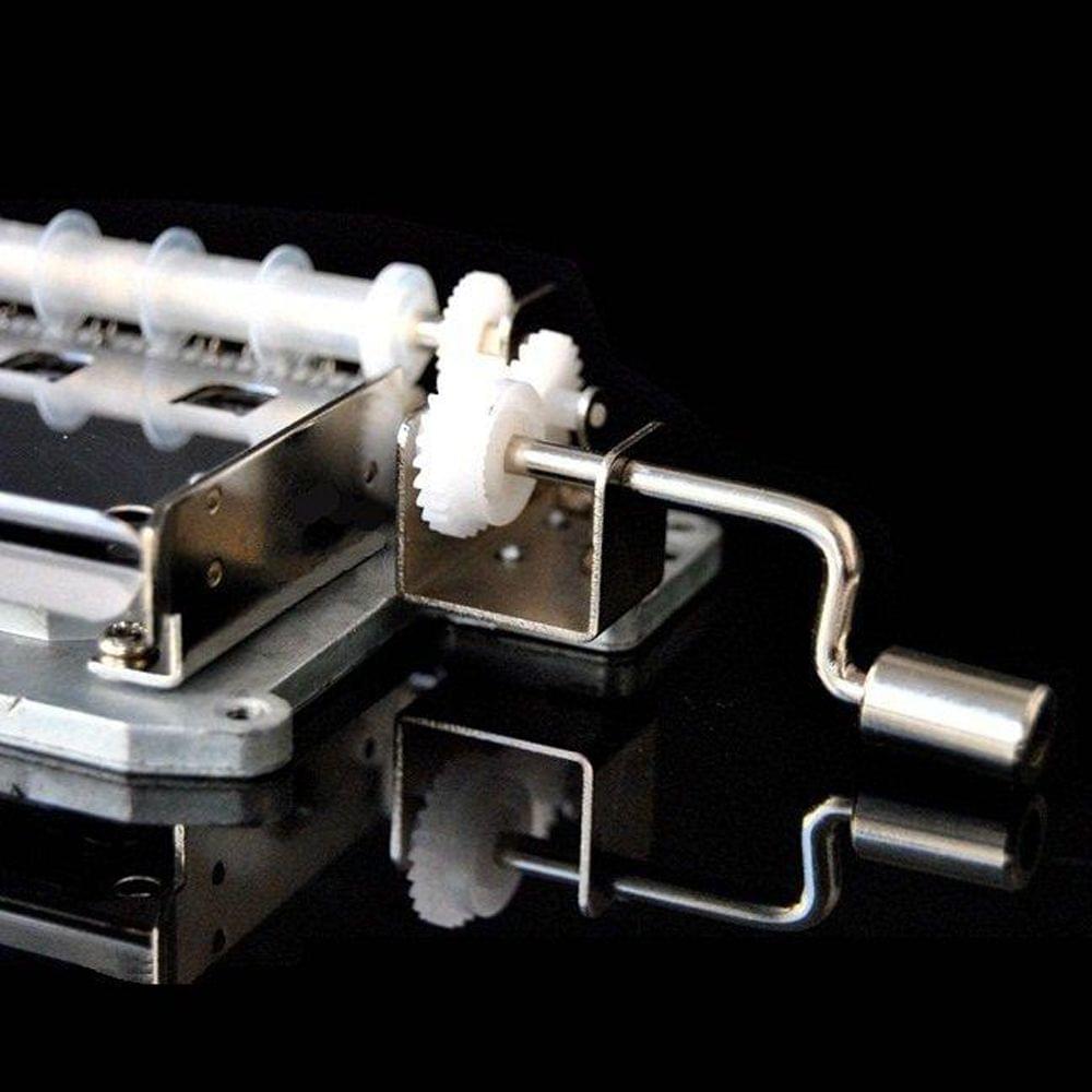 30 Note Tapes Hand Crank Music Mechanical Musical Box with
