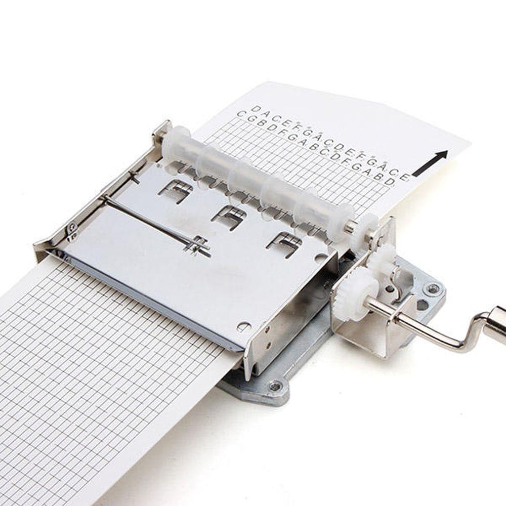 30 Note Tapes Hand Crank Music Mechanical Musical Box with