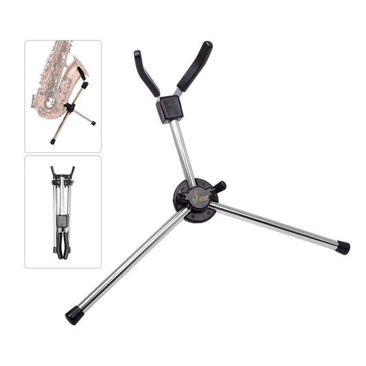 Foldable Saxophone Stand Portable Alto Sax Metal Floor Stand