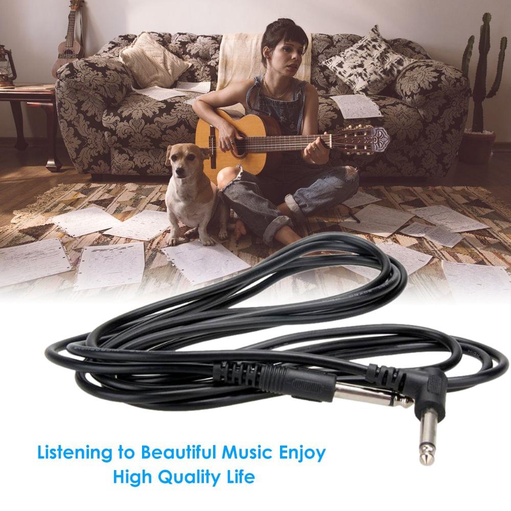 3.0m Electric Guitar Cable Bass Amplifier Noise Reduction