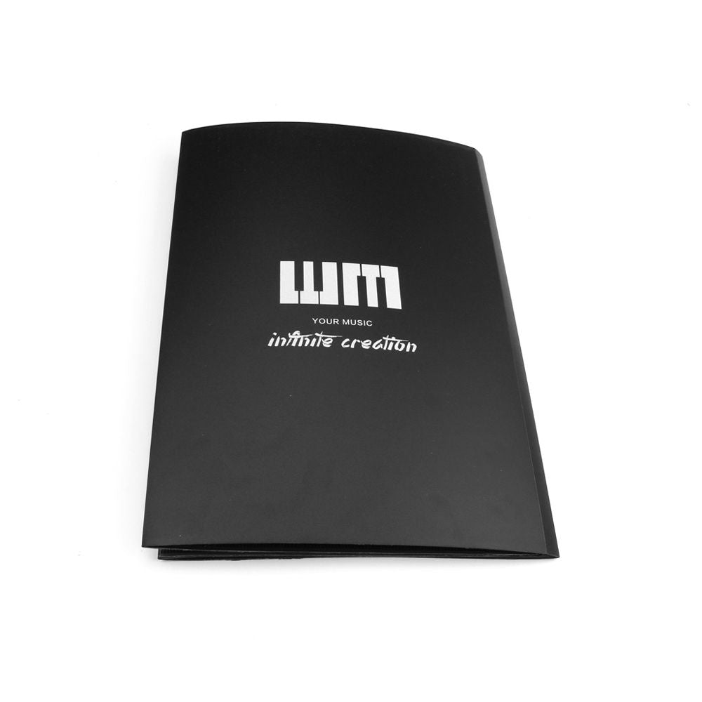 A4 6 Pages Folding Music Score Folder Document Expanded
