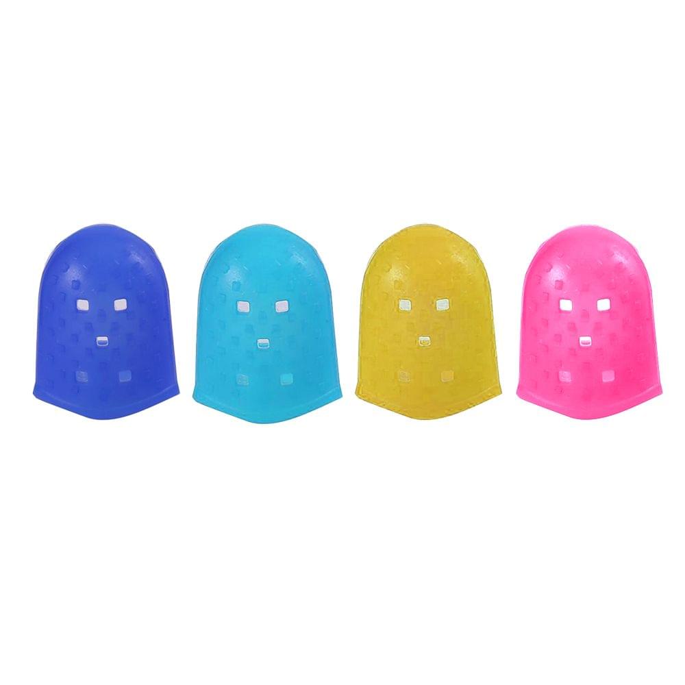 4pcs Finger Protectors Guitar Silica Gel Fingertip Caps for - 4pcs